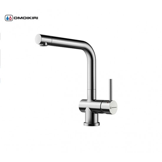 Кухонный смеситель OMOIKIRI KORIYAMA нержавеющая сталь