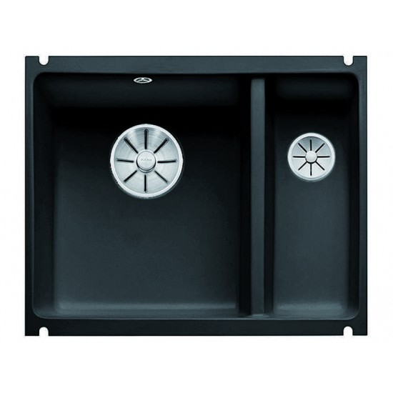 Blanco Subline 350/150-U ceramic PuraPlus InFino