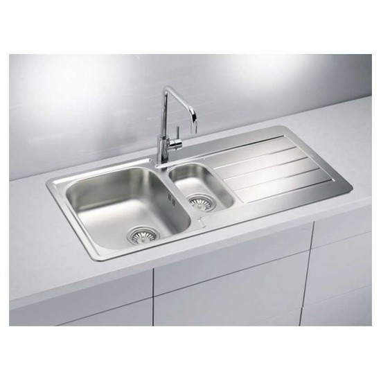 ALVEUS LINE 10 NAT-90 980X500  нерж.сталь