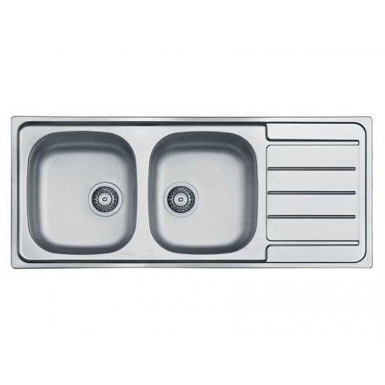 ALVEUS LINE 100 NAT-90 1160X500 2X  нерж.сталь