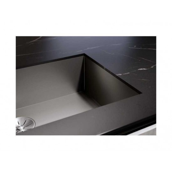 Blanco ZEROX 500-U In Fino нерж. сталь Dark Steel  (стоп)