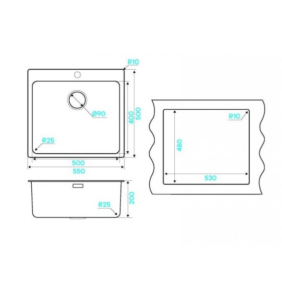Kuchenstern HERD 60 нержавеющая сталь