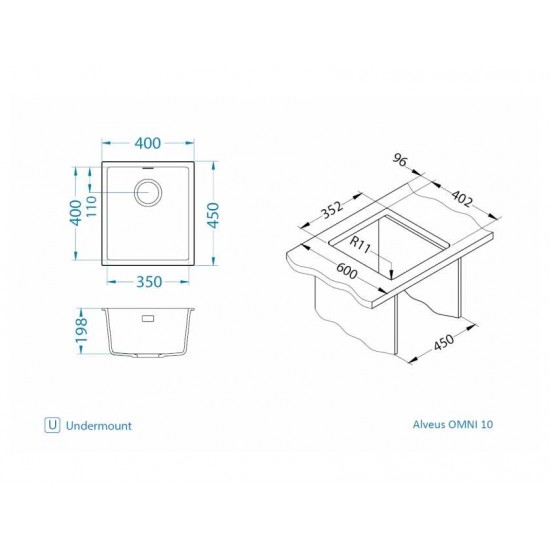 ALVEUS OMNI 10 GRANITAL CARBON-G91
