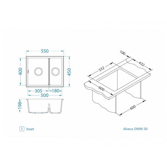 ALVEUS OMNI 50 GRANITAL ARCTIC-G11