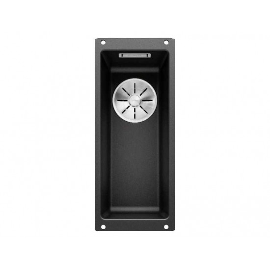 Blanco SUBLINE 160-U SILGRANIT PuraDur черный c отв.арм. InFino