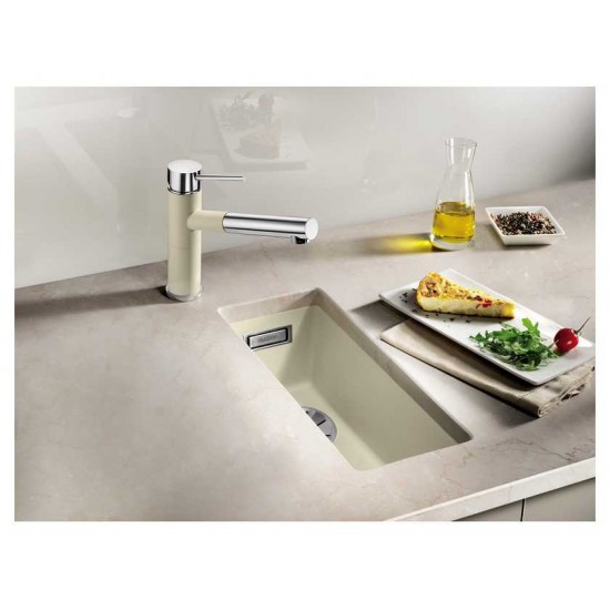 Blanco SUBLINE 160-U SILGRANIT PuraDur черный c отв.арм. InFino