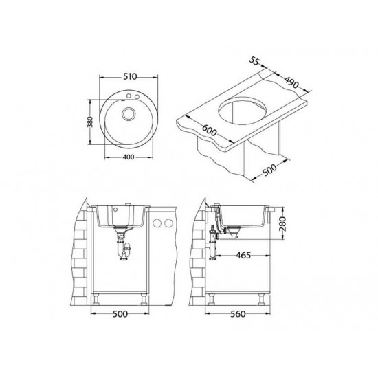 ALVEUS NIAGARA 10 GRANITAL ARCTIC-G11 белый
