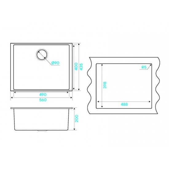 Kuchenstern SUB 60 α-Granit