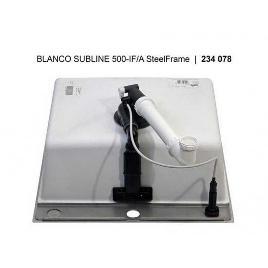 Blanco SUBLINE 500-IF/A SteelFrame  InFino белый