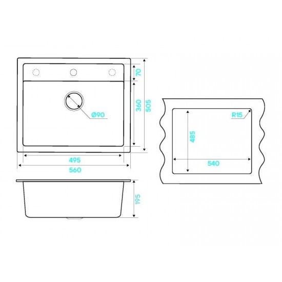 Kuchenstern TOP 60 Ku-Granit