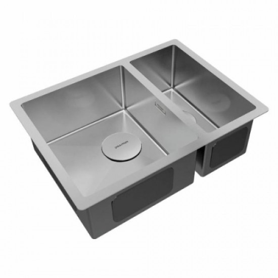 Мойка для кухни Paulmark Next 58 см нержавеющая сталь PM225844-BS