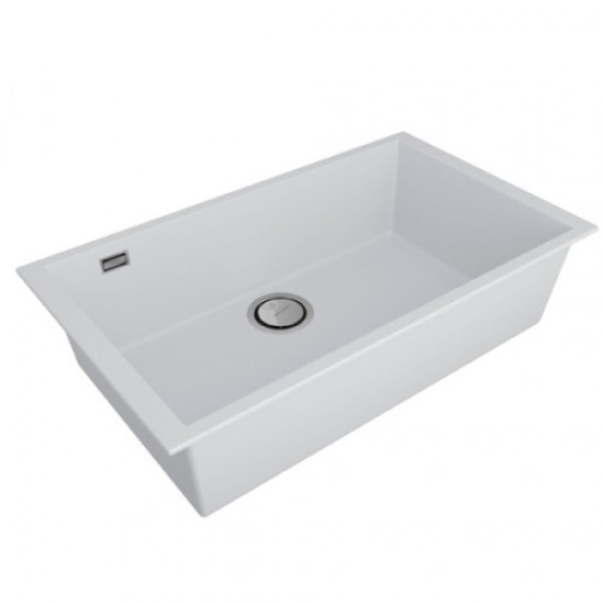 Мойка для кухни Paulmark Neo classic 76 см белая матовая PM967644-WH