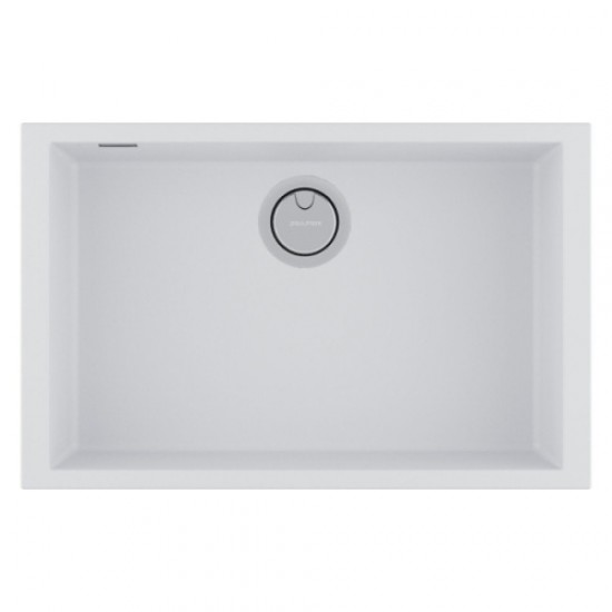 Мойка для кухни Paulmark Neo classic 69 см белая матовая PM966944-WH