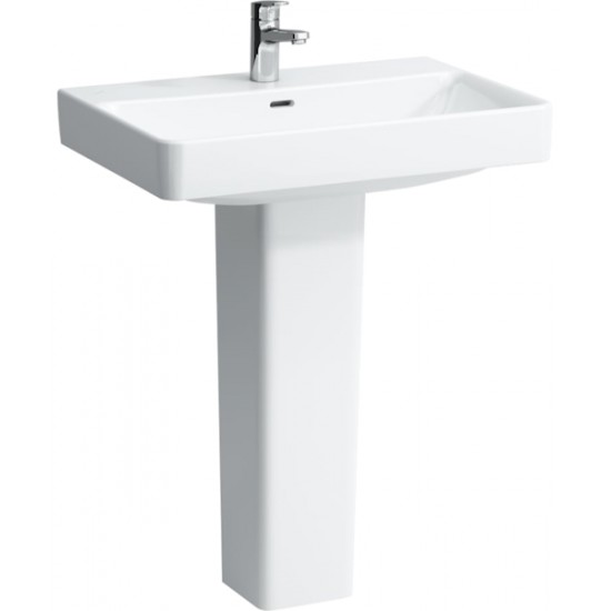 Раковина Laufen Pro S 70 см с отверстием для смесителя с отверстием перелива 8.1096.7.000.104.1