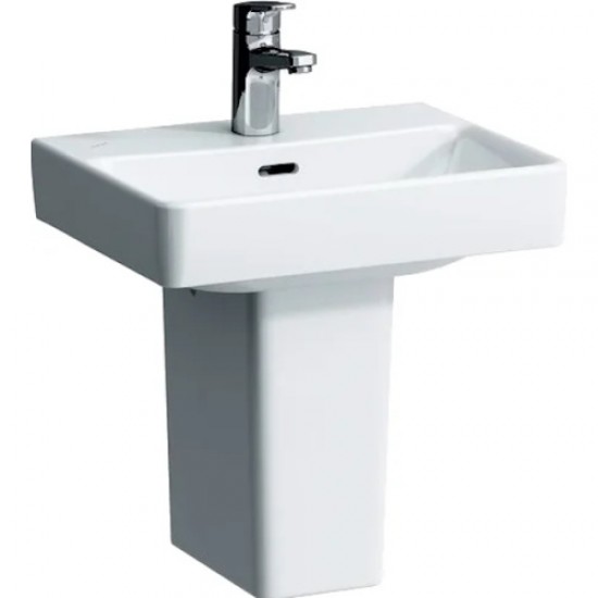 Раковина Laufen Pro S 45 см с отверстием для смесителя с отверстием перелива 8.1596.1.000.104.1