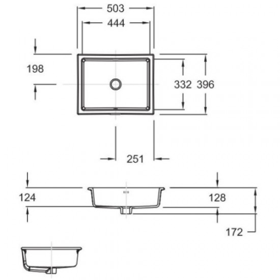 Раковина Jacob Delafon Verticyl 50 см встраиваемая E2882-0