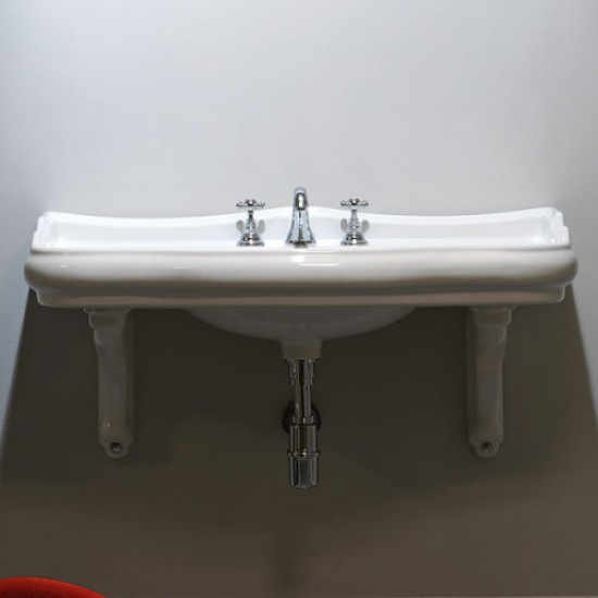 Раковина Kerasan Retro 10500 100 см подвесная