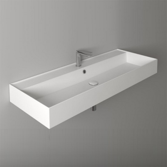 Раковина Simas Agile 121 см с 1 отверстием под смеситель AG121 bi*1