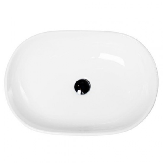 Раковина BelBagno 60 см накладная белая глянцевая BB1084