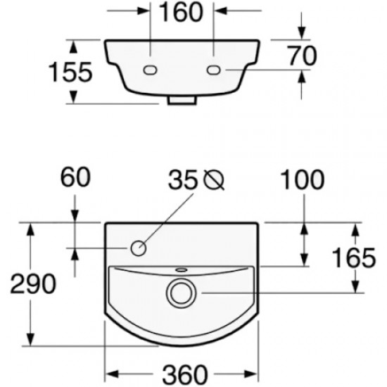 Раковина Gustavsberg Logic 5393