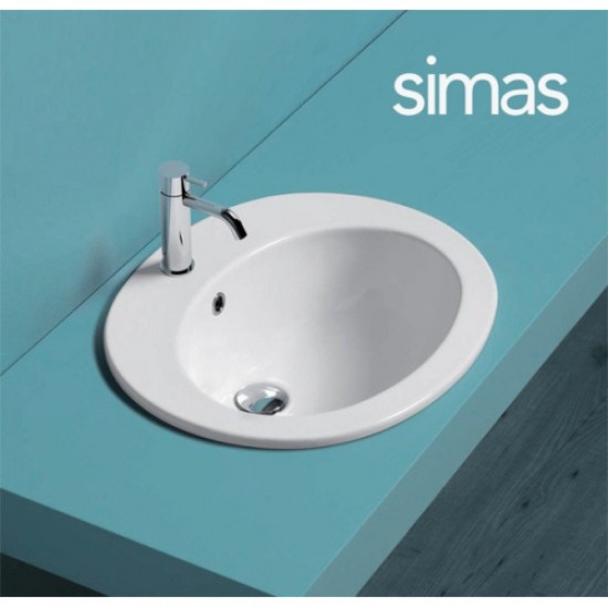 Раковина встраиваемая Simas Lavabi d’arredo Monia S 51