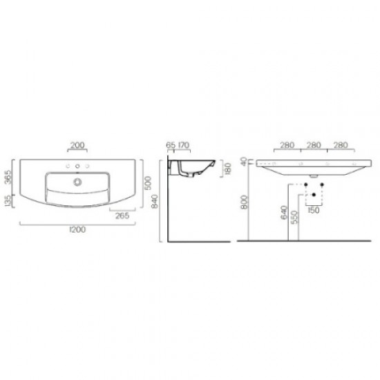 Раковина GSI Modo 7724