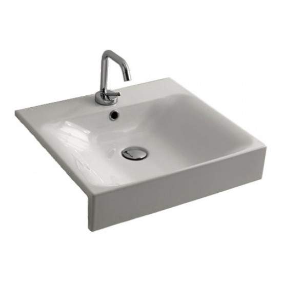 Раковина полувстраиваемая с одним отверстием под смеситель Kerasan Cento 3546bi*1