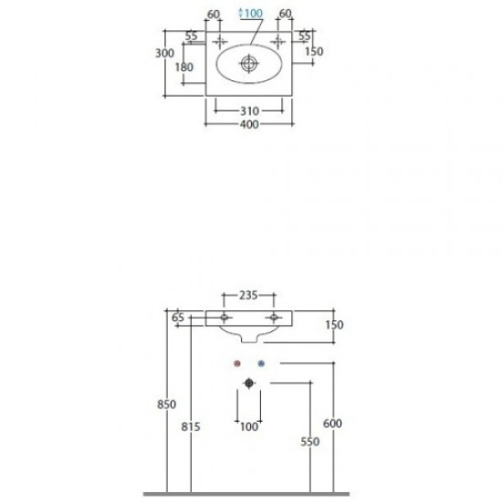 Раковина Globo Bowl+ BP040