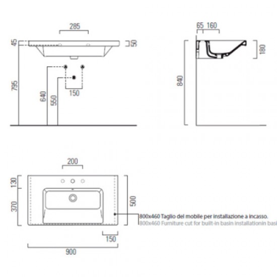 Раковина GSI Norm 8688