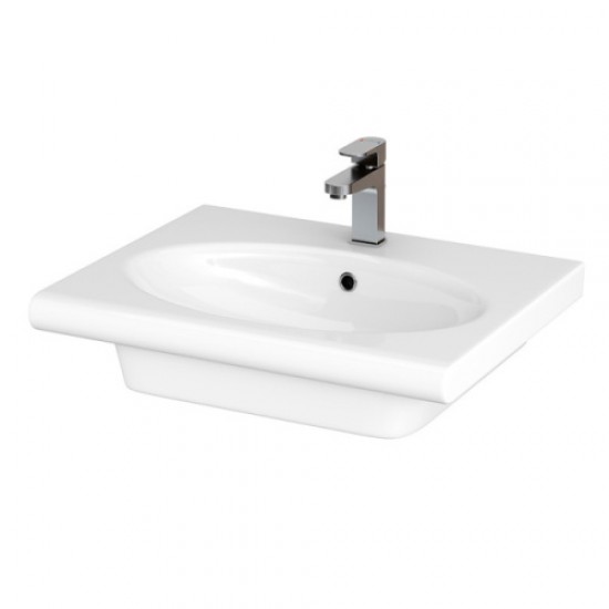 Раковина встраиваемая Cersanit Nature S-UM-NTR60/1-w 60.5х47 см