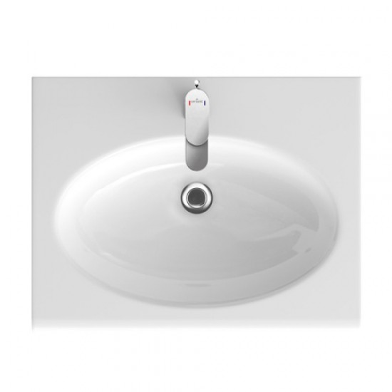 Раковина встраиваемая Cersanit Nature S-UM-NTR60/1-w 60.5х47 см