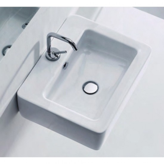 Раковина с одним отверстием под смеситель Kerasan Ego 324101*1