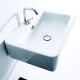 Раковина с одним отверстием под смеситель Kerasan Ego 324101*1