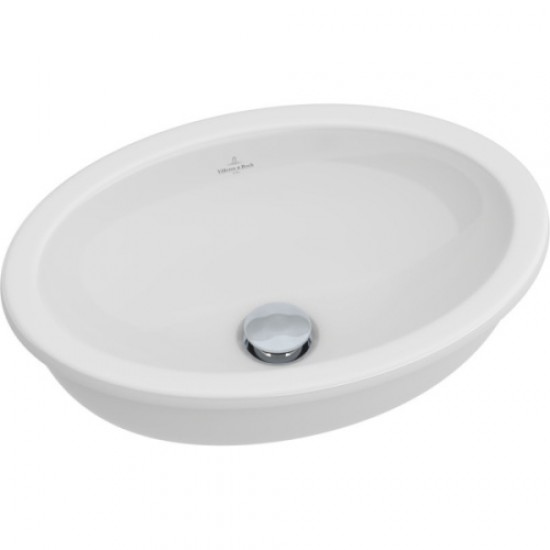 Раковина Villeroy & Boch Loop & Friends 57 см альпийский белый, с покрытием CeramicPlus 615520R1