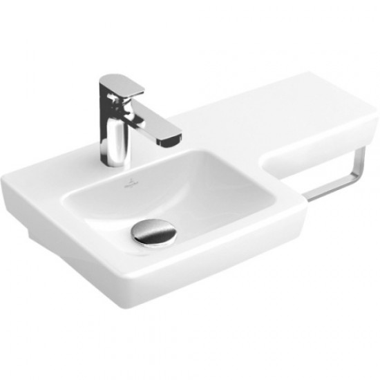 Раковина Villeroy & Boch Subway 2.0 63 см левая, цвет альпийский белый 41156L01