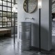 Раковина напольная Kerasan Artwork Barrel белая/серебро 474386 Bianco-plata*0