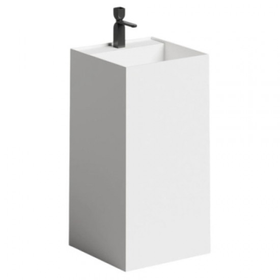 Раковина напольная Salini Armonia Square Top 01 с полочкой 130521TM