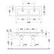 Раковина двойная Duravit ME by Starck 233613