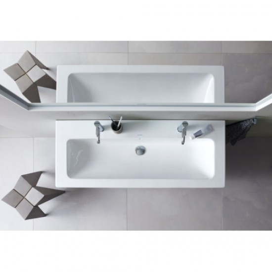 Раковина Duravit ME by Starck 123 см белая 2361120024