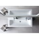Раковина Duravit ME by Starck 123 см белая 2361120024