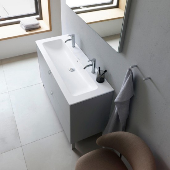 Раковина Duravit ME by Starck 123 см белая 2361120024