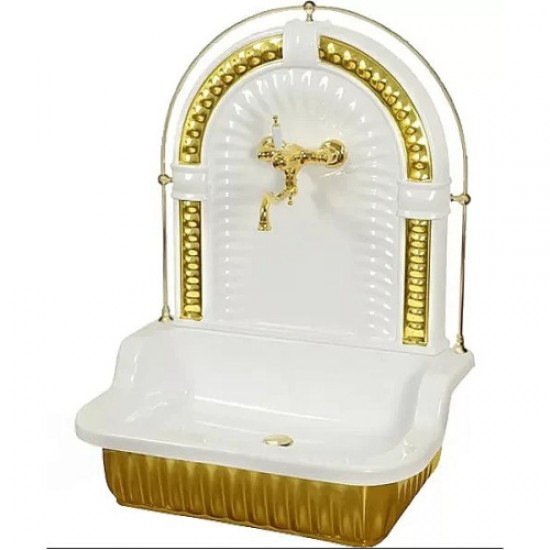 Раковина напольная Migliore Olivia золото/золото 25348