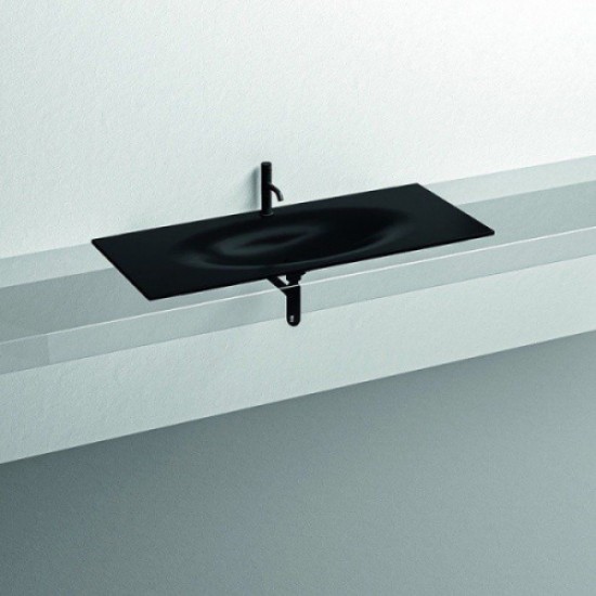 Раковина Kerasan Shape 122 см черная матовая 548031*1