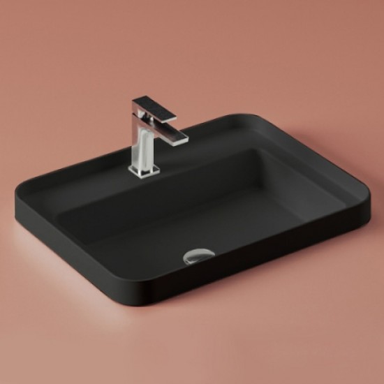 Раковина ArtCeram Fuori Scala 60 см черный матовый TFL034 17 00 nero matt *0