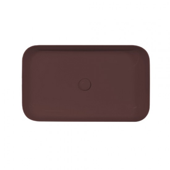 Раковина Kerasan Tribeca 70 см Borgogna Matt 460275*0 Borgogna matt