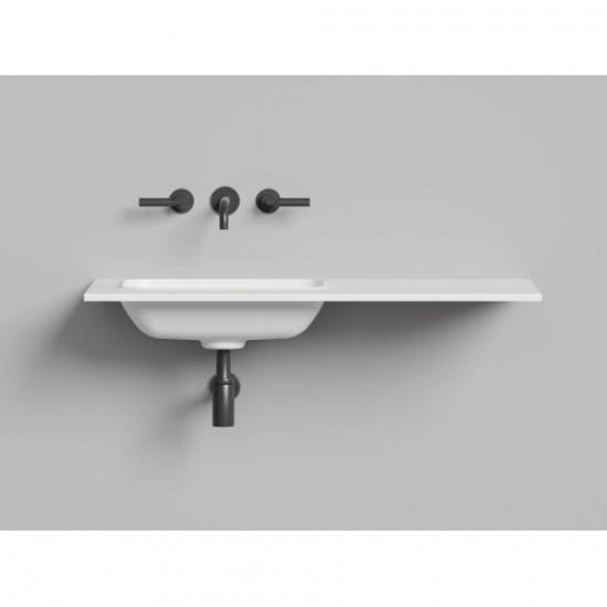 Раковина Salini Onda Edge Round 200 см белый матовый 14022051MN