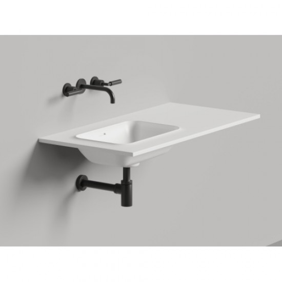 Раковина Salini Onda Edge Round 200 см белый матовый 14022051MN