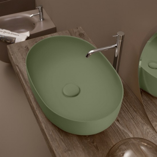 Раковина Kerasan Nolita 60 см накладная, Verde 534311