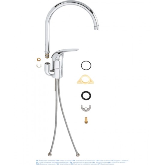 Смеситель для кухни Grohe Euroeco высокий излив 32752000 Hanex