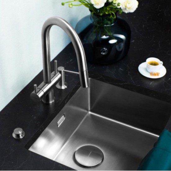 Смеситель для питьевой воды Omoikiri Akita-S BN нержавеющая сталь 4994302 Hanex